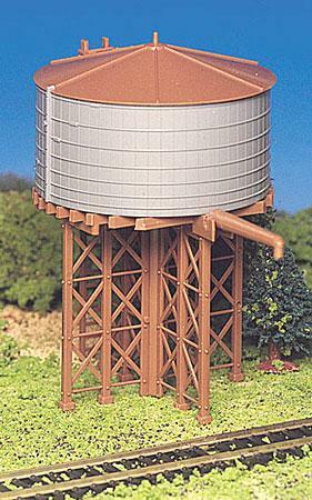 Bachmann 45153 HO Scale Water Tank - Plasticville U.S.A.(R) -- Kit - 3-1/4" 8.2cm Diameter