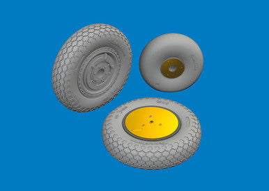 Eduard 6481051 1/48 P-39 Wheels Early Brassin for ARMA HOBBY