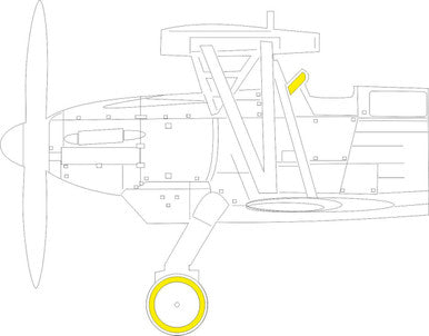 Eduard EX764 1/48 Mask Ar68F for ROD Canopy Mask Set