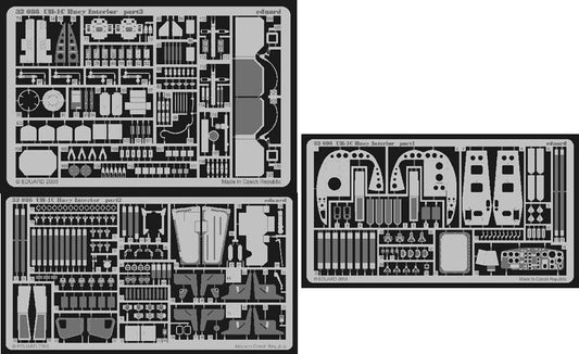 Eduard 32086 1/35 Aircraft- UH1C Huey Interior Pt1 for ACY & ITA