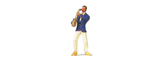 Preiser 29053 HO Scale Saxophone Musician Figure