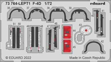 Eduard 73764 1/72 F-4D for Fine Molds Photo Etch Detail Set