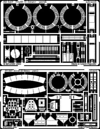 Eduard 32047 1/32 Oscar for HSG Photo Etch Detail Set