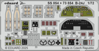 Eduard SS854 1/72 B-24J Set SS854
