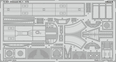 Eduard 73831 1/72 Chinook HC.1 Photo Etch Set for AIRFIX