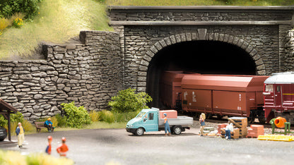 Noch 58061 HO Scale Natural-Stone Single-Track Tunnel Portal