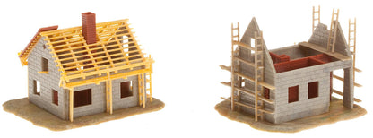 Faller 232223 N Scale 2 Houses Under Construction Kit