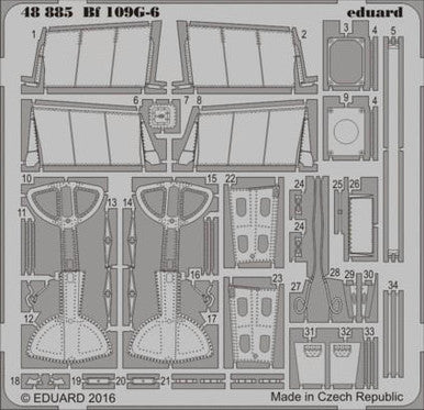 Eduard 48885 1/48 for EDU Photo Etch Detail Set