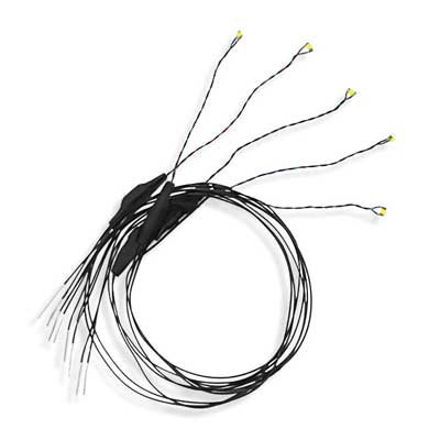 Evans Designs UN1 All Scale Nano Chip LED w/8" 20.3cm Wire Leads - 7-19V AC or DC pkg(5) -- Cool White
