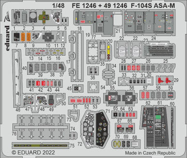 Eduard 491246 1/48 F-104S ASA-M for KIN (Pre-Painted)