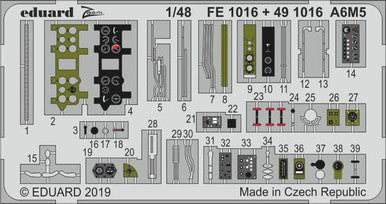 Eduard FE1016 1/48 for Tamiya Photo Etch Detail Set
