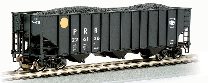Bachmann 18713 HO Bethlehem Steel 100-Ton 3-Bay Hopper Pennsylvania Yellow Ball
