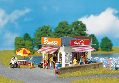 Faller 130212 HO Scale Kiosk Food Stand Model Kit