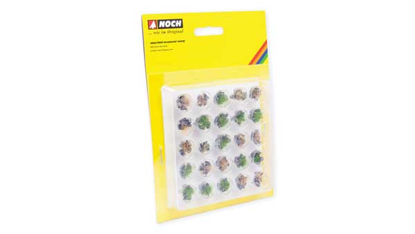 Noch 6921 A Scale Stony Grass Tufts - Profi -- Gray Stones pkg(25) 1/4" .6cm