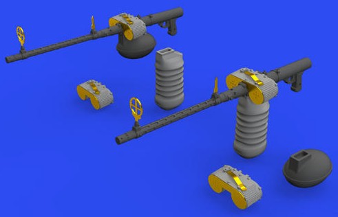 Eduard 632166 1/32 Aircraft- MG15 Guns (Photo-Etch & Resin)