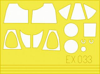 Eduard EX033 1/48 Mask F4U-1D for Tamiya Canopy Mask Set
