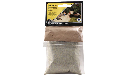 Woodland Scenics C1288 All Scale Gravel Buff Fine