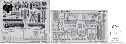 Eduard 49767 1/48 Aircraft- Su7 Interior for SME (Painted)