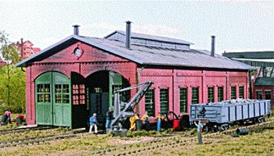 Walthers Cornerstone 3007 HO Scale 2-Stall Enginehouse Kit