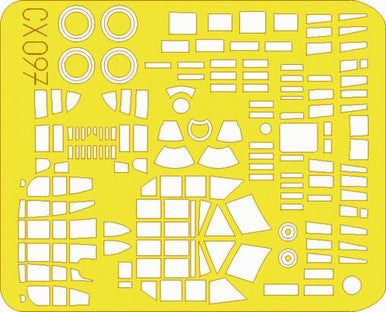 Eduard CX097 1/72 Mask Ki-49 Helen for Hasegawa Canopy Mask Set