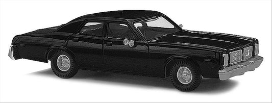 Busch 89120 HO Scale 1976 Dodge Monaco Sedan Model, Black