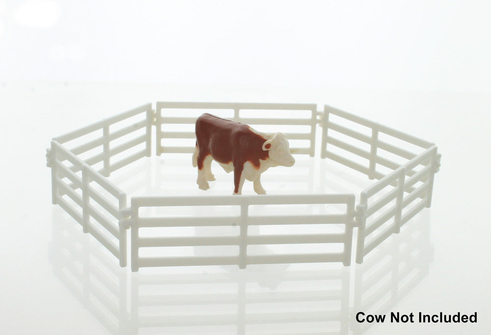 3D To Scale 64-319-WT 1/64 – White Fence Sections 12ft Scene Accessory