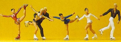 Preiser 10314 HO Scale Recreation & Sports Figure Skaters