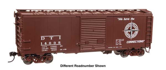 Walthers Mainline 910-45209 HO Scale 40' ACF Welded Boxcar RTR DT&I #14043