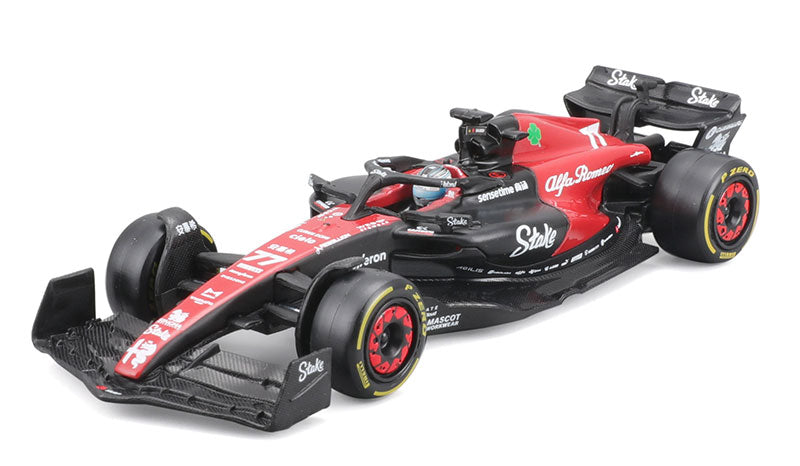 Bburago 38086-NO77 1/43 Scale 2023 Alfa Romeo Racing #77