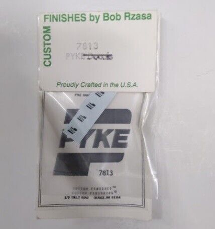 Custom Finishing 7813 HO Scale Decal Set -- For Pyke On-Track Brush Cutter