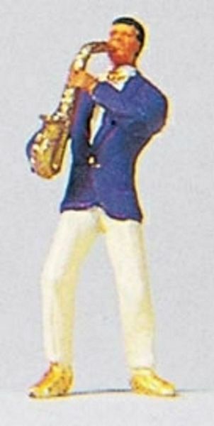 Preiser 29053 HO Scale Individual Figure - Working People Saxophone