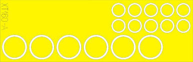 Eduard XT160 1/35 Mask M-26 Wheel Masks for Hobby Boss