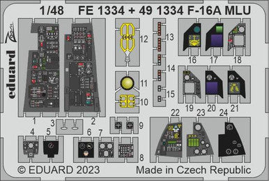 Eduard 491334 1/48 F-16A MLU for Kinetic