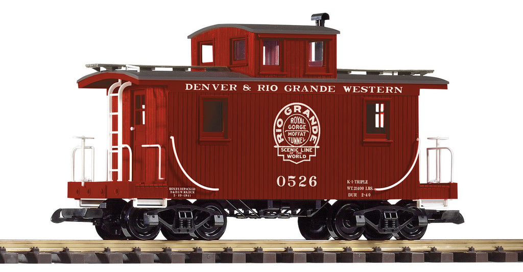 Piko 38976 G Scale D&RGW Wood Caboose 0526