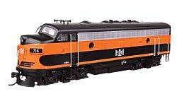 Walthers Mainline 910-21400 HO EMD F7 A-B B&LE #714A, 714B Sound