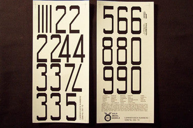 Gold Medal Models 350-7D 1/350 Gold Medal WWII USN CARRIER DECALS