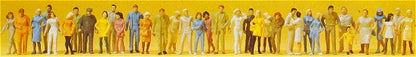 Preiser 14402 HO Scale Crowd of 36 Passers-By Standing & Walking