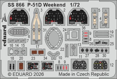 Eduard SS866 1/72 P-51D Weekend Zoom Set for EDUARD