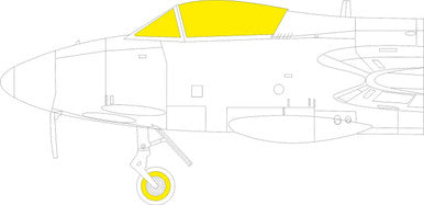 Eduard EX987 1/48 Hunter FGA.9/FR.10/GA.11 TFace Canopy Mask Set