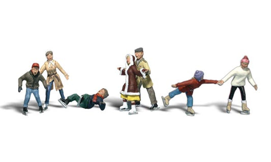 Woodland Scenics A2184 All Scale Ice Skaters - N scale