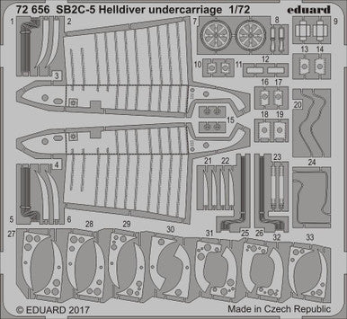 Eduard 72656 1/72 Helldiver Undercarriage for Special Hobby