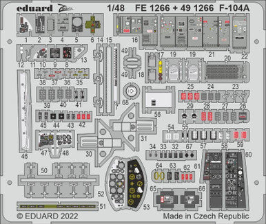 Eduard 491266 1/48 F-104A for KIN (Pre-Painted)