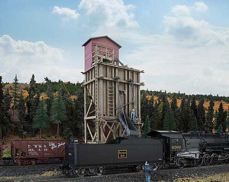 Walthers Cornerstone 933-4202 HO Scale Small Wood Coaling Station -- Kit