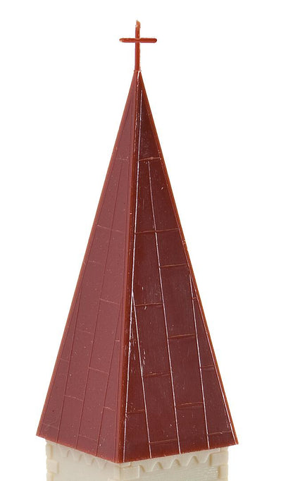 Faller 130238 HO Scale Church Model Kit, 3 Interchangeable Roofs