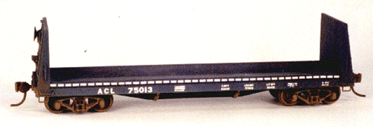 Tichy Trains 4042 HO 40' Bulkhead Pulpwood Flat Car Kit