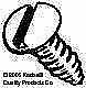 Kadee 401 All Scale 0-48 Metal Screws -- 0-48 x 3/16" pkg(24)