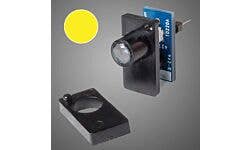 Walthers 942-155 All Scale Single-Color LED Fascia Indicator, Yellow