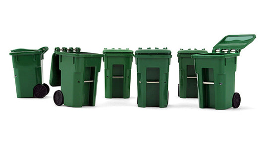 First Gear 90-0519 1/34 Scale Set Of 6 Trash Bins