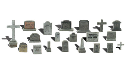 Woodland Scenics A1856 HO Scale Tombstones