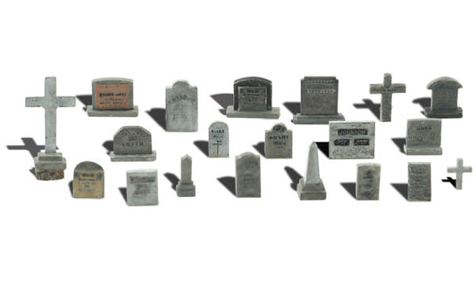 Woodland Scenics A1856 HO Scale Tombstones